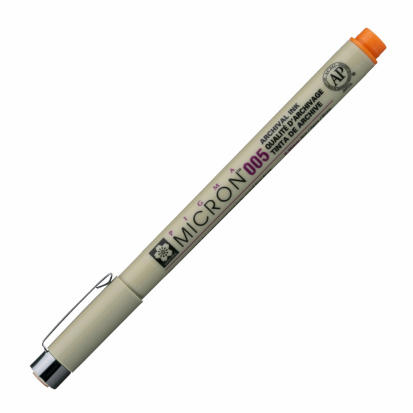 Ручка капиллярная "Pigma Micron" 0.2мм, Оранжевый