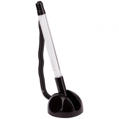 Ручка шариковая настольная "Reception" синяя, 0,7мм, черный корпус