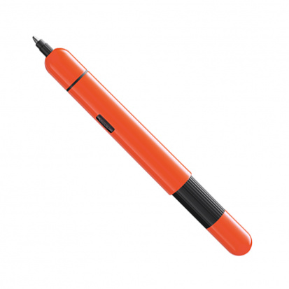 Ручка шариковая Лами 288 "Pico", Оранжевый, M22, черный стержень, толщина линии 1мм
