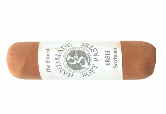 Пастель сухая мягкая круглая ручной работы №185, соевые бобы