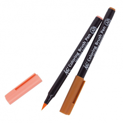 Набор маркеров акварельных Koi кисточка 6цв MANGA sela Набор маркеров акварельных Koi кисточка 6цв MANGA sela