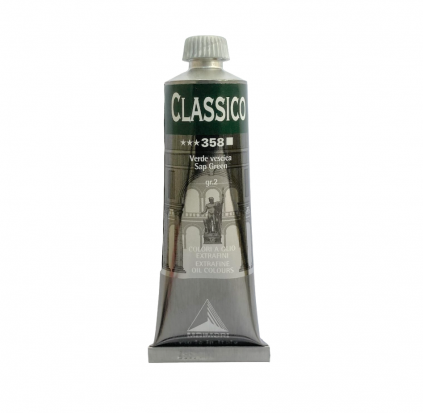 Масляная краска "Classico" зеленый желчный 60 ml