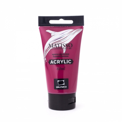 Акриловая краска "Matisso", розовый, 60 мл
