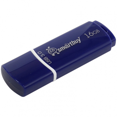 Память Smart Buy "Crown" 16GB, USB 3.0 Flash Drive, синий