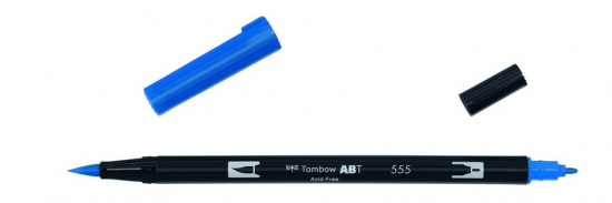Маркер-кисть "Abt Dual Brush Pen" 555 ультрамарин