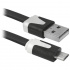 Кабель Defender USB08-03P USB2.0 (A) - microUSB (B), 1м, черный
