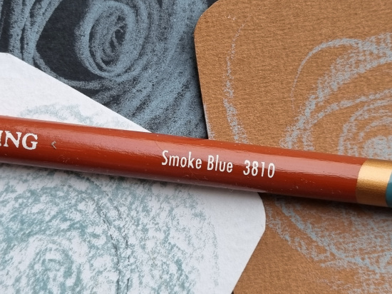 Карандаш цветной "Drawing" синий дымчатый 3810