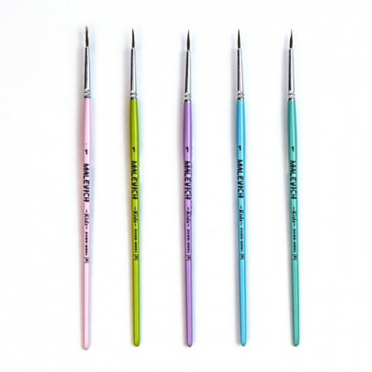 Кисть пони микс "KIDS", круглая, №1 Кисть пони микс "KIDS", круглая, №1