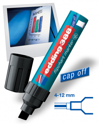 Маркер для флипчарта "388" черный Маркер для флипчарта "388" черный