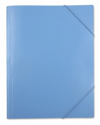 Папка на резинке Бюрократ - A3 пластик 0.7мм синий под 250л sela25