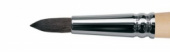 Кисть белка круглая с наполненной вершинкой, длинная ручка "1452" №9 для акварели, туши