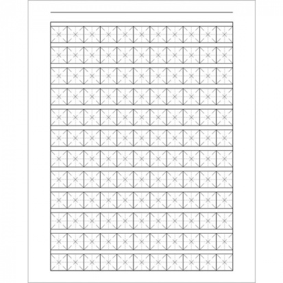 Прописи для записи иероглифов "Золотые узоры", 48л, A5, на скобе Прописи для записи иероглифов "Золотые узоры", 48л, A5, на скобе