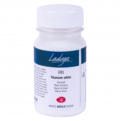 Акрил "Ладога" белила титановые 100мл