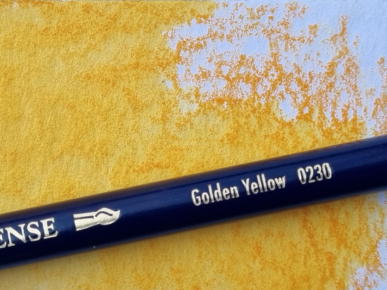Карандаш акварельный "Inktense" желтый золотой 230