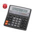 Калькулятор настольный SDC-640II, 14 разрядов, двойное питание, 156*159*32мм, черный