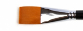Кисть для акрила "Amsterdam 342" синтетика мягкая плоская, ручка длинная №30