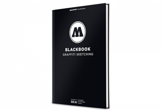 Скетчбук "Blackbook" A4, портрет, 120г/м2, 68л