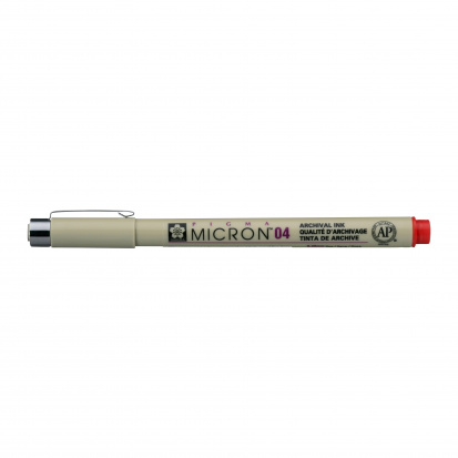 Ручка капиллярная "Pigma Micron" 0.4мм, Красный Ручка капиллярная "Pigma Micron" 0.4мм, Красный