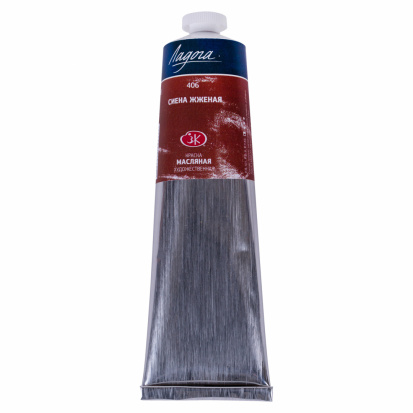 Сиена жженая масло Ладога 120мл