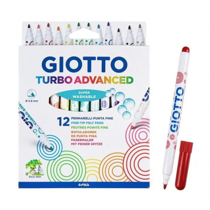 Набор фломастеров "Turbo Advanced", 12 цв