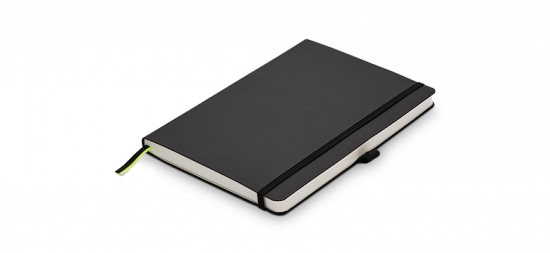 Записная книжка Лами, мягкий переплет, формат А5, черный цвет, 192стр, 90г/м2