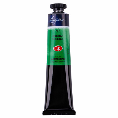 Акрил "Ладога" зеленая светлая 46мл