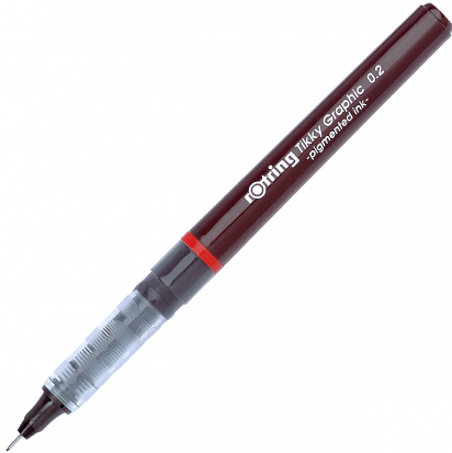 Ручка капиллярная "Tikky Grafic" чёрная 0.2мм