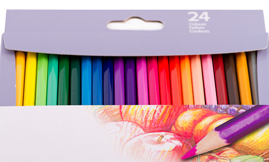 Цветные карандаши Colour pencils, 24 шт.