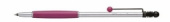 шариковая ручка "Zoom 717 ", корпус серебряный/фиолетовый, перо 0,7мм sela