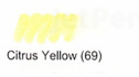 Маркер-кисть двусторонняя "Le Plume II", кисть и ручка 0,5мм, цитрусовый желтый