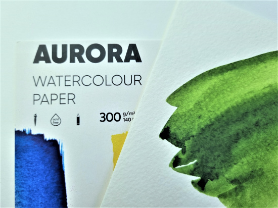Альбом для акварели на спирали Aurora Rough А5 12 л 300 г/м² 100% целлюлоза