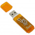 Память Smart Buy "Glossy" 16GB, USB 2.0 Flash Drive, оранжевый