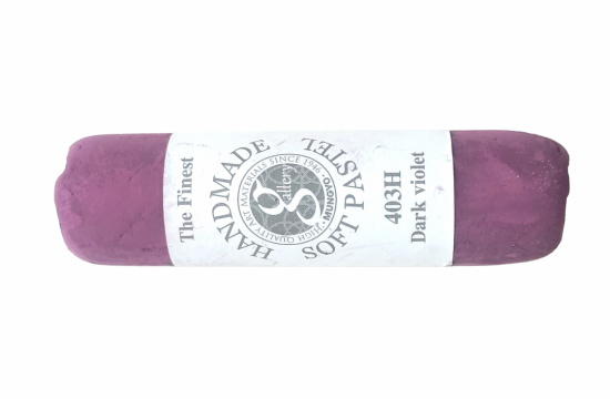 Пастель сухая мягкая круглая ручной работы №403, темно-фиолетовый
