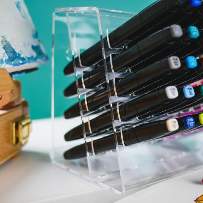 Подставка Wallpen для маркеров,  60 + 12 ячеек