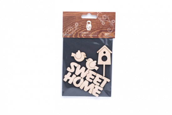 Набор заготовок для декорирования Home2 фанера 10х14см Набор заготовок для декорирования Home2 фанера 10х14см