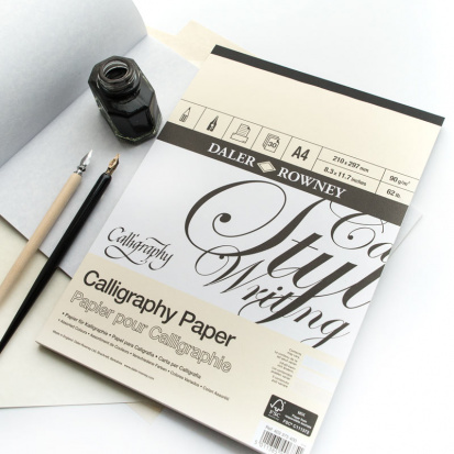 Альбом для каллиграфии Daler Rowney "Calligraphy", 90 г/м2 30 листов А4