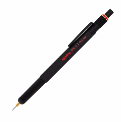 Механический карандаш "Rotring 800" 0.5мм, черный корпус