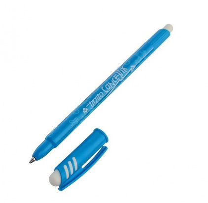 Ручка шариковая "Cancellik" голубая 0.32мм  sela25
