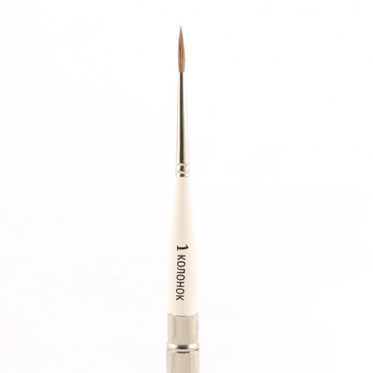 Кисть в футляре, карманная, круглая горный колонок №1, d-1,5.0, L-11,0