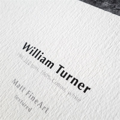 Склейка для акварели "William Turner", 300 г/м2, 24x32 см, хлопок 100%,10 л, среднее зерно