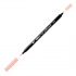 Маркер-кисть двусторонняя "Le Plume II", кисть и ручка 0,5мм, пастельный персиковый