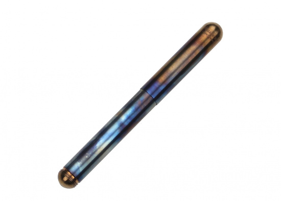 Ручка перьевая "LILIPUT Fireblue" F 0.7мм цвет корпуса перекаленный металл