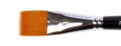 Кисть для акрила"Amsterdam 342S" синтетика мягкая плоская укороченная, ручка короткая №24