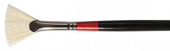 Кисть щетина "Georgian" веерная длинная ручка № 2