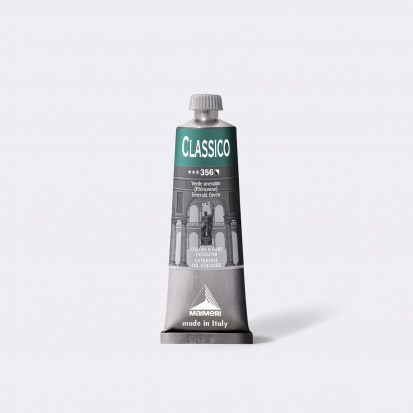 Масляная краска "Classico" зеленый изумрудный 60 ml