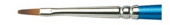 Кисть для акварели Cotman, синтетика, S555, плоская №2, длинная ручка sela