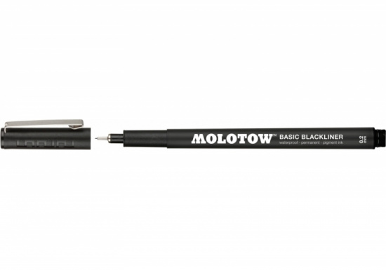 Капиллярная ручка "Blackliner", 0.2мм