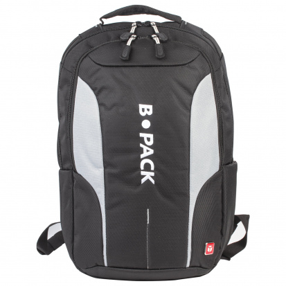Рюкзак "S-04" универсальный, с отд. для ноутбука, влагостойкий, черный, 45х29х16 см