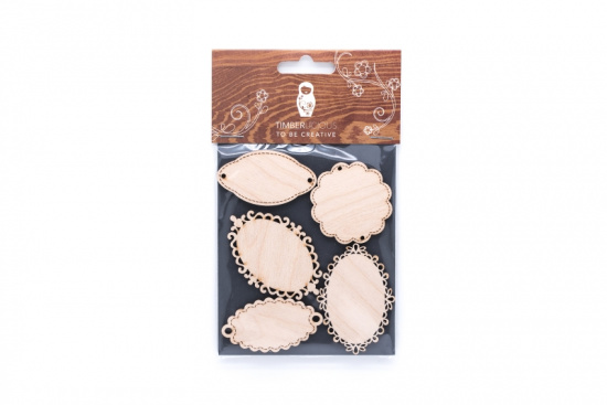 Набор заготовок для декорирования Basic shapes5 фанера 10х14см Набор заготовок для декорирования Basic shapes5 фанера 10х14см