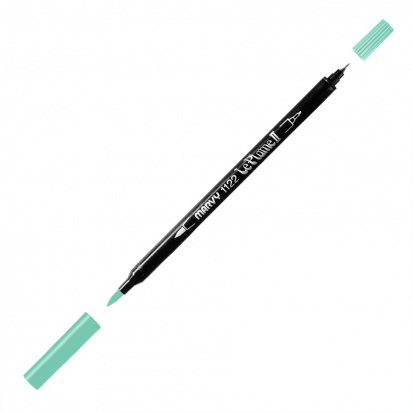 Маркер-кисть двусторонняя "Le Plume II", кисть и ручка 0,5мм, нефритовый